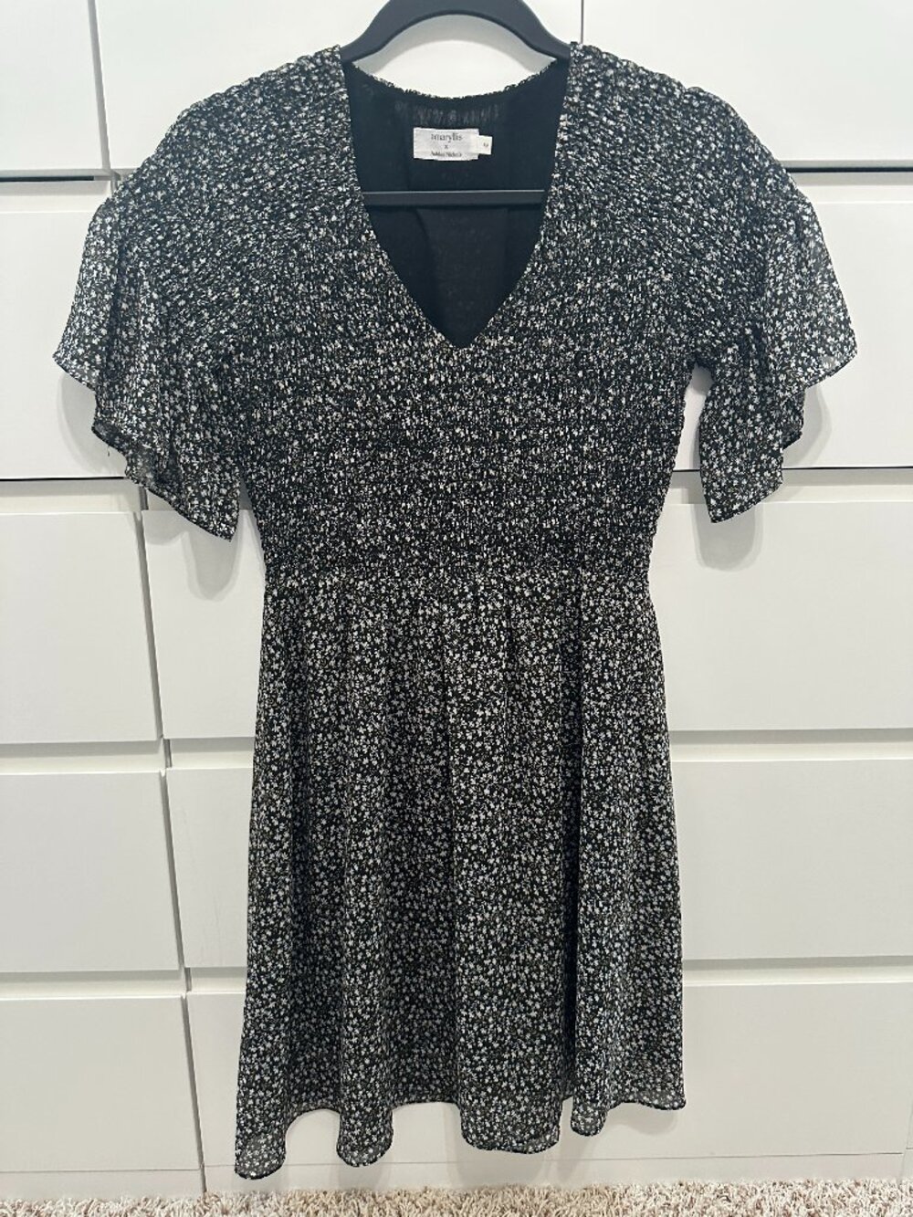 Amaryllis x Ashlee Nichols Floral Smocked Dress XS
